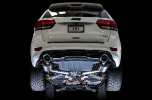 Jeep Grand Cherokee SRT Performance Exhaust - AWE Tuning - Touring Edition Cat Back - Chrome Silver - 2020